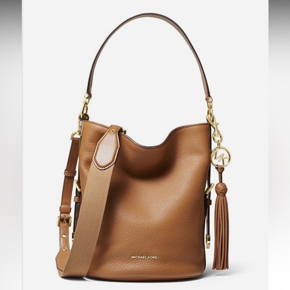 Michael Kors Brown Leather Shoulder Bag - Picture 1 of 6